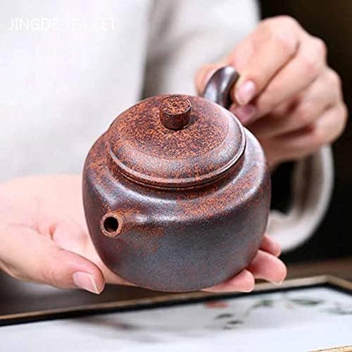 çaydanlık Geleneksel Çaydanlık Ve Fırın Dönüştü mor kil saksı, ev su ısıtıcısı, el yapımı çay töreni çay (Renk : Bir,