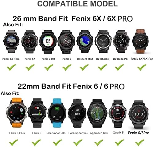 MOPZ 20mm Hızlı Fit Watchband Garmin Fenix 6 6X Pro 5X5 Artı 3HR Yaklaşım S60 Enduro Silikon bilezik Kolaylık Bilek