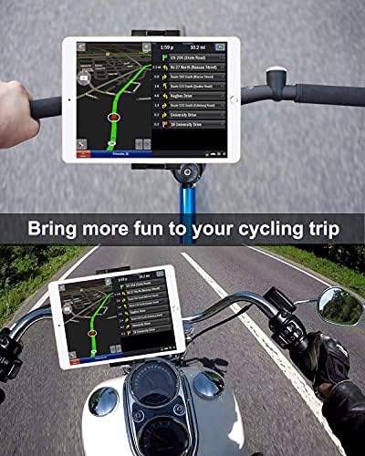 Bisiklet Tablet Dağı, woleyı Motosiklet Bisiklet Tablet Tutucu, Bisiklet Gidon Tablet Kelepçe ile 360 Rotasyon için
