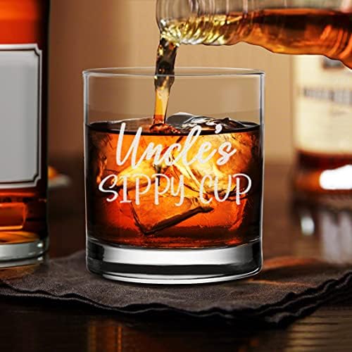NeeNoNex Amca'nın Damlatmaz Bardak viski bardağı-Amca için Komik doğum günü hediyesi