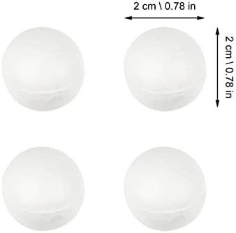100 adet Köpük Topu Beyaz Polistiren Topları DIY El Sanatları Düğün Dekorasyon Ev Süsleri (2 cm) strafor Topları