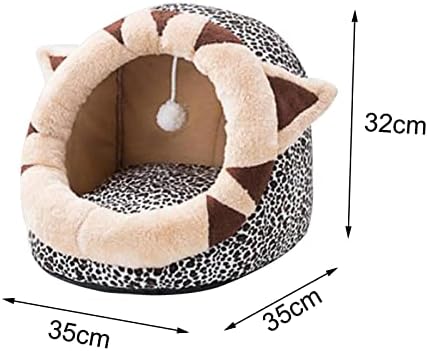 Baoblaze Taşınabilir Kedi Yatak için Kapalı Kediler, mobilya ile Topu Yastık Yumuşak Hiçbir Deformasyon Çadır Anti