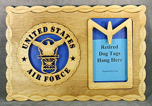 Özel Lazer Aksan Hava Kuvvetleri Köpek Etiketi Ekranı