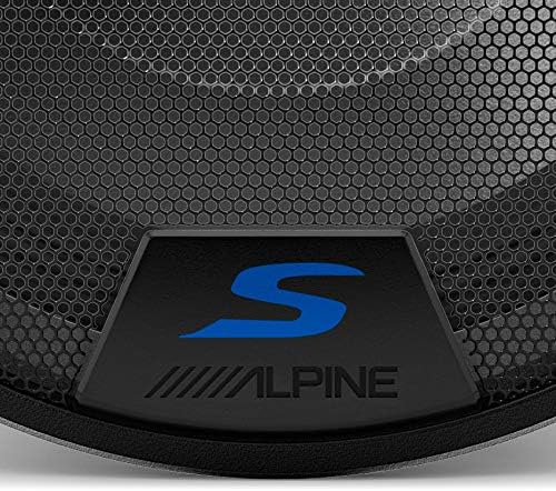 Alpine Electronics S-S65 6,5 Koaksiyel S Serisi Hoparlörler, Siyah