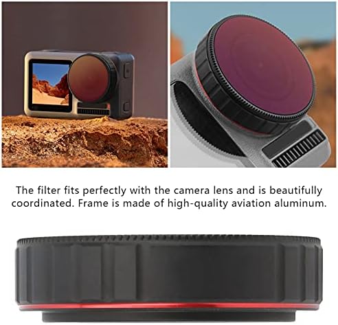 ND Filtre, Kamera Lens Nötr Yoğunluk Filtresi, Alüminyum Alaşım + Optik Cam, DJI OSMO Eylem Kamera Aksesuarları, Aşırı