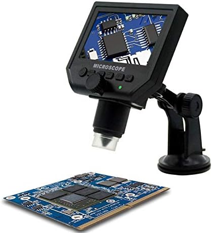 ZYL-YL Dijital Elektronik Mikroskop 4.3 inç yüksek çözünürlüklü LCD VGA Mikroskop 8 LED Lehimleme Mikroskop Telefonu