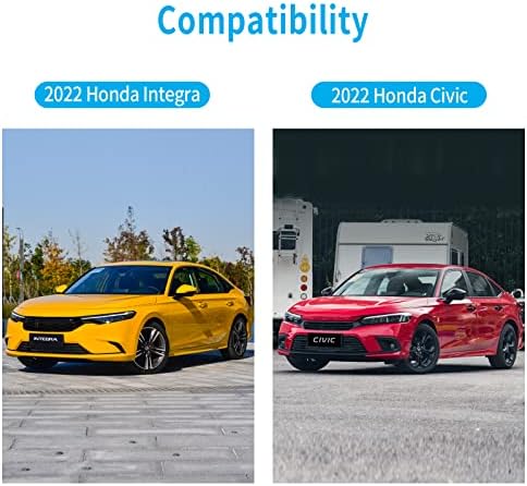 Mangoal Kablosuz Araç Şarj Cihazı 11. Honda Civic 2022 2023 Sedan Sport Hatchback Si Coupe Type R ve Honda Integra