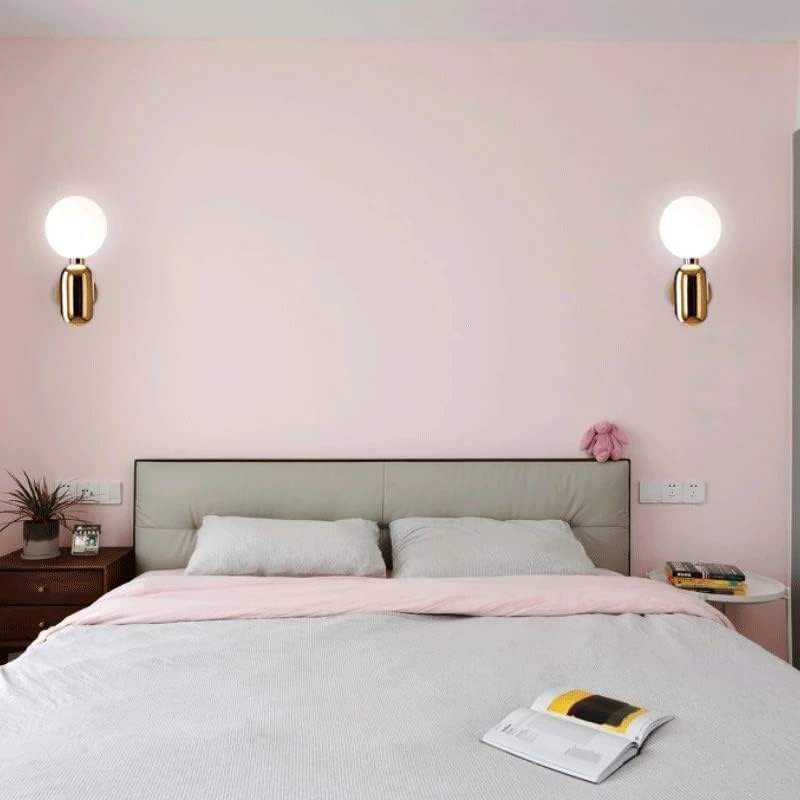ZHYH led duvar lambası ev dekor aydınlatma armatürü yatak odası duvar dekoru duvara monte banyo dekor ışık kapalı