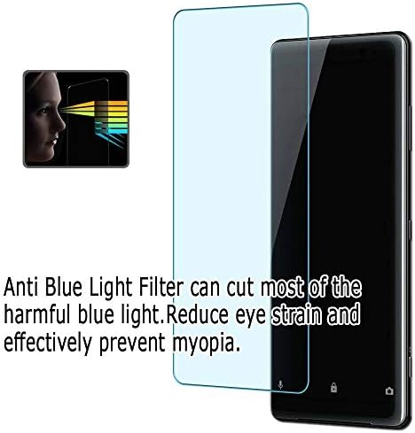 Puccy 2 Paket Anti mavi ışık ekran koruyucu film ile uyumlu ASPLİTY 19 LCD TV AT-19C01SR TPU koruma ( Temperli Cam