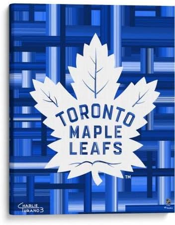 Spor Hatıra Toronto Maple Leafs 16 x 20 Galeri Sarılmış Süslenmiş Giclee Charlie Turano III-Orijinal NHL Sanat ve