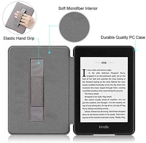 6.8 Kindle Paperwhite 11. Nesil 2021 için (Model No.M2L3EK) El Kayışı, Kumaş TPU Kapaklı-Otomatik Uyandırma / Uyku,
