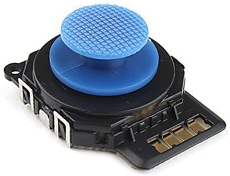 Sony PSP 2000 2001 için Kapaklı Analog 3D Düğme Joystick Çubuk Rocker (Mavi)