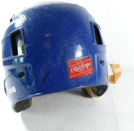 Rawlings S100 Blue Jays Oyunu Kullanılmış Boyut 7 1/4 Vuruş Kaskı DM84761-MLB Oyunu Kullanılmış Kasklar
