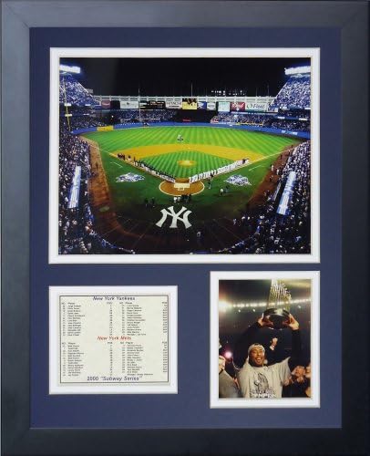 Efsaneler Asla Ölmez 2000 New York Yankees Çerçeveli Fotoğraf Kolajı, 11x14 inç