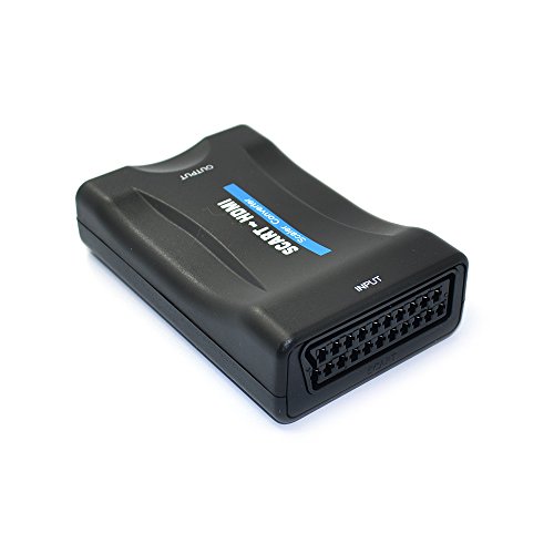 SCART HDMI Video Ses Dönüştürücü Ölçekleyici Telefon CRT DVD Gökyüzü Kutusu PS3 1080 P AH198