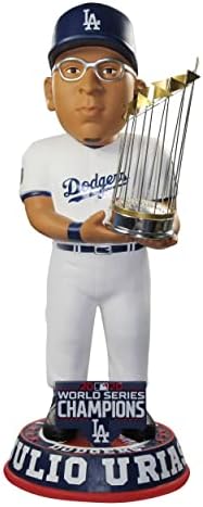 Julio Urias Los Angeles Dodgers 2020 Dünya Serisi Şampiyonları 3 Ayak Bobblehead