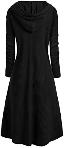Bayan Gotik Punk Asimetrik Hem Uzun Kollu Gevşek Hoodies Elbise Pelerin Kostümleri Vintage Tişörtü Tunik Üstleri Elbise