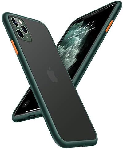 TORRAS Darbeye Dayanıklı iPhone 11 Pro Max Kılıf için Tasarlanmış, [10FT Askeri Sınıf Düşme Koruması] Yarı Saydam