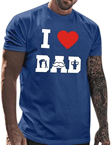 Bmısegm Yaz Büyük Boy T Shirt Erkekler ve Kısa Erkek T Rahat Çocuk Yaz Yuvarlak Baskılı Boyun Baba Tasarımcı T Shirt