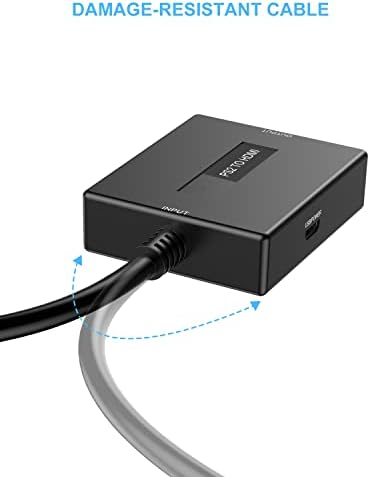 Uzıfhdhı PS2 HDMI Dönüştürücü, PS2 HDMI adaptörü için HDMI Kablosu ile PS2 HDMI HDTV / Monitör Tüm PS2 Ekran Modlarını