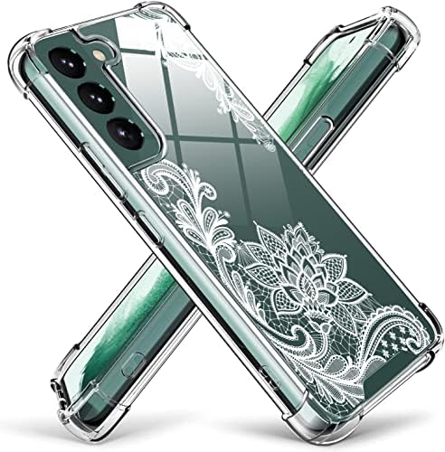 KİOMY Galaxy S22 Artı Glitter Kılıf Kız Kadınlar için Darbeye Dayanıklı Tampon Koruyucu Şeffaf Cep Telefonu Arka kapak