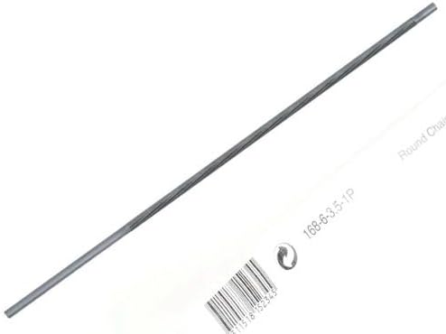 Bahco Tools 168-6-3. 5-1P - Amerikan Desen Dosyası - Yuvarlak Şekil, 150 mm Uzunluk, 15'li Paket