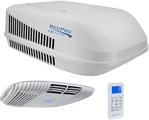 RecPro RV Klima 15K Kanalsız / Isıtma veya soğutma Seçeneği için ısı Pompalı / RV AC ünitesi / Camper Klima (Beyaz)