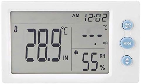 WALNUTA Dijital Higrometre Kapalı Termometre, Nadir Ekranlı Oda Sıcaklığı Nem Ölçer