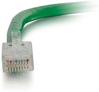 C2G 00964 Cat6 Kablo - Önyüklenmemiş Korumasız Ethernet Ağ Bağlantı Kablosu, Yeşil (6 inç)
