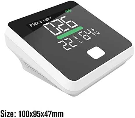 WXYNHHD PM2. 5 Dedektörü Hava Kalitesi Dedektörü Sıcaklık Nem Ölçer gaz monitörü LCD Ekran Toz Termometre