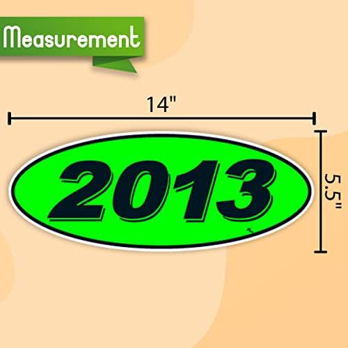 Versa Etiketleri 2012 2013 2014 ve 2015 Oval Model Yılı Araba Satıcısı Pencere Çıkartmaları Gururla ABD'de Üretilmiştir