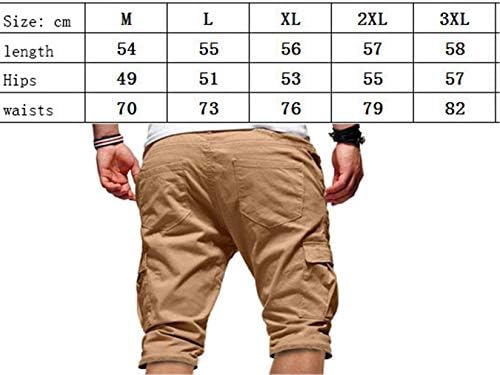 Andongnywell erkek İpli Spor egzersiz şortu Koşu kısa pantolon Gömme Eğitim Vücut Geliştirme Jogger Cepler ile