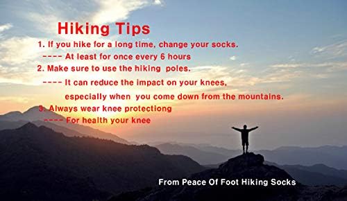 BARIŞ AYAK yürüyüş çorapları çizme çorap Mens 5 Pairs Çok Spor Trekking Tırmanma Kamp çalışma Ekip Çorap…