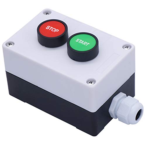 Taıss Anlık basmalı düğme anahtarı İstasyonu Kutusu Start / Stop Kırmızı Yeşil İşareti NO NC Buton Anahtarları İstasyonu