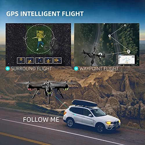 Cheerwing U59 Drone ile 4K Kamera GPS FPV Drone Yetişkinler için ve U89S Drone ile 1080P Kamera Bir Anahtar Take /