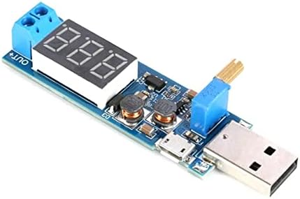 Rakstore 2 adet DC-DC USB Güç Kaynağı Modülü Ayarlanabilir Buck-Boost Güç regülatör modülü 5V için 3.3 V 9V 12V 24V
