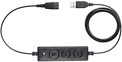 Çağrı merkezi kulaklığı USB Fişi QD Kablo Adaptörü Jabra GN Kulaklık Ayarlanabilir Ses ve Mikrofon Sessiz Anahtarı