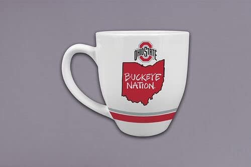 Magnolia Lane Kahve Kupası, 16 Oz, 4,13 inç Yükseklik, İçecek içmek (Ohio Eyalet Üniversitesi Buckeye Nation)