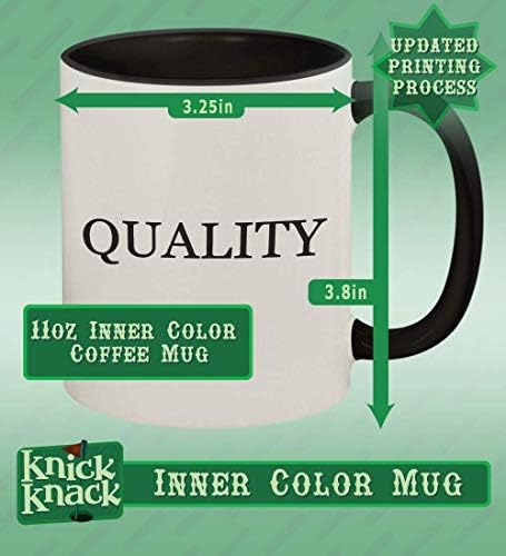 Knick Knack Hediyeler earthshock-11oz Hashtag Seramik Renkli Sap ve İç Kahve Kupa Bardak, Siyah