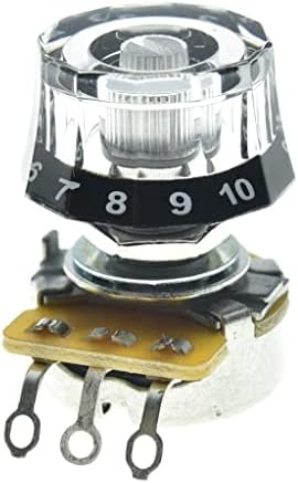 KAISH 4 Paket Metrik 18 Kaba Spline Abajur Tarzı Elektro Gitar Kolları Hız Kontrol Düğmeleri PRS / LP / SG / Les Paul