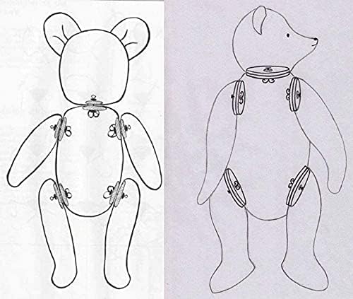 CHENGYIDA 50 Takım (16mm) yapma Eklemler Bebek Cotter pin Ortak Seti El Sanatları Bebek Yapımı Hareketli Eklemler