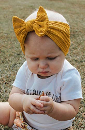 WZT 10 Adet Bebek Kafa Wrap Şifon Çiçekler Yenidoğan Bebek Yumuşak Naylon Bantlar