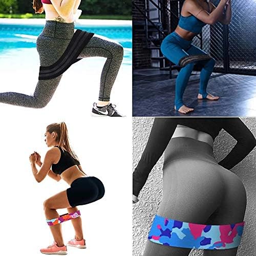 IULJH Egzersiz Direnç Bantları Kaymaz Lateks İplik Yoga Direnç Döngüler Spor Egzersiz Bantları Fitness için (Renk: