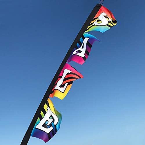 Esintide Deniz Açık İşareti 4 Bölümlü Afiş Bayrağı - işletmeniz için Renkli ve Göz Alıcı Dekor,23 G x 72 Y, 102 direk