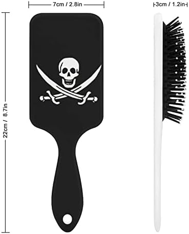 Korsan Bayrağı Hoodies Kafatası Tişörtü Skullandswords Saç Fırçası Sevimli Fırça hava yastığı Tarak Erkekler Kadınlar