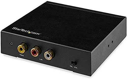 StarTech.com HDMI-RCA Dönüştürücü Kutusu ile Ses-Kompozit Video Adaptörü - NTSC/PAL-1080p (HD2VID2)