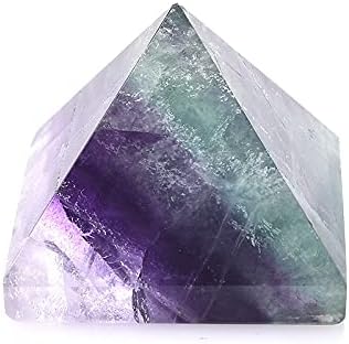 HEEQİNG AE216 1 ADET Doğal Kristal Florit Piramit Şifa Enerji Taş Reiki Kristal Noktası Kulesi Ev Dekor Meditasyon
