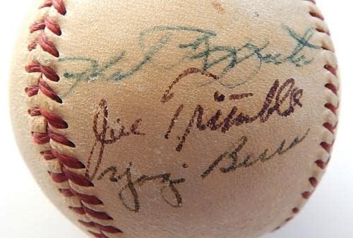 Yogi Berra Phil Rizzuto Joe Trimble Üçlü İmzalı Spalding Beyzbol JSA Otomatik İmzalı Beyzbol Topları