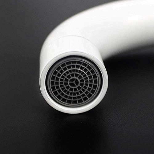 Beyaz 304 Paslanmaz Çelik Cilalı Banyo batarya Çift Lavabo Dönebilen lavabo su musluğu mutfak mikseri banyo muslukları