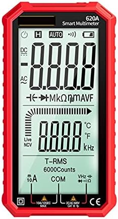 SLATIOM True-RMS Otomatik Değişen Dijital Multimetre Amp Volt Ohm Kapasite Süreklilik Sıcaklık Frekans Diyot Testleri